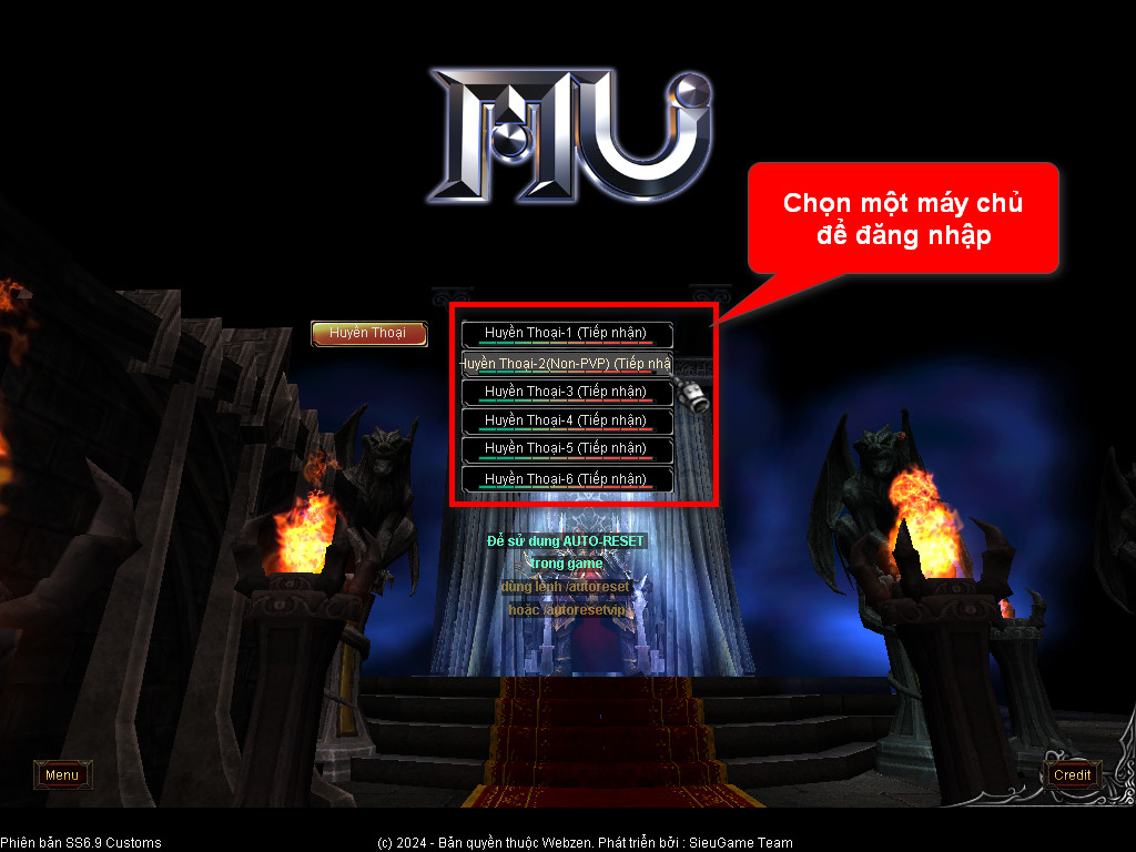 Chức năng chính của Game MU Phục Sinh Chức năng chính của Game MU Phục Sinh